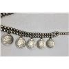 Image 7 : Coin Squash Blossom Necklace with Nice Turquoise