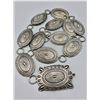 Image 1 : Heavy Sterling Silver Link Concho Belt