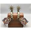 Image 1 : Buermann Spurs with Beaded Straps
