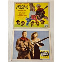 John Wayne and Roy Rogers Lobby Cards