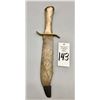 Image 10 : Large Bone Handle Bowie Knife