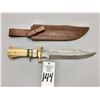 Image 11 : Large Damascus Bowie Knife