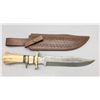 Image 1 : Large Damascus Bowie Knife