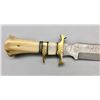 Image 2 : Large Damascus Bowie Knife