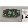 Image 6 : Large Turquoise and Coral Belt Buckle