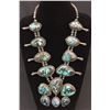 Image 13 : Large Squash Set with Webbed Turquoise