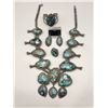 Image 2 : Large Squash Set with Webbed Turquoise