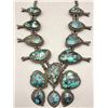 Image 7 : Large Squash Set with Webbed Turquoise