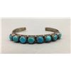 Image 1 : Vintage Eight Stone Carved Turquoise Bracelet