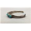 Image 4 : Vintage Eight Stone Carved Turquoise Bracelet