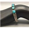 Image 7 : Vintage Eight Stone Carved Turquoise Bracelet