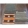 Image 1 : Group of Three Saddle Blankets