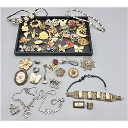 Group of Costume Jewelry - Some Sterling