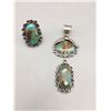 Image 2 : Matching Turquoise Pendant and Ring