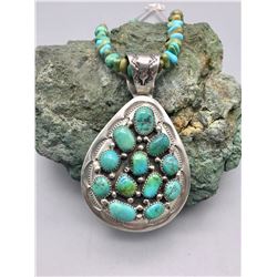 Turquoise and Sterling Silver Necklace