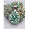Image 1 : Turquoise and Sterling Silver Necklace
