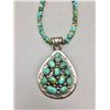 Image 3 : Turquoise and Sterling Silver Necklace