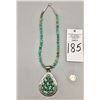 Image 8 : Turquoise and Sterling Silver Necklace