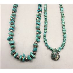 Two Turquoise Necklaces