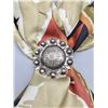 Image 1 : Silver Scarf Slide with Scarf