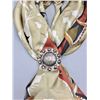 Image 3 : Silver Scarf Slide with Scarf