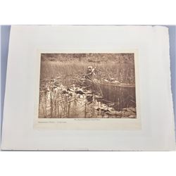 Original Edward Curtis Print on Velum