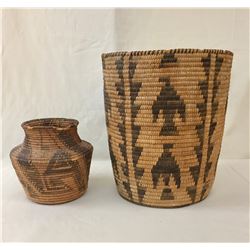 Two Antique Pima Baskets