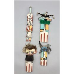 Four Hopi Flat Dolls
