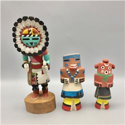 Three Hopi Kachinas