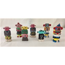 Seven Route 66 Kachinas