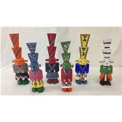 Six Route 66 Kachinas
