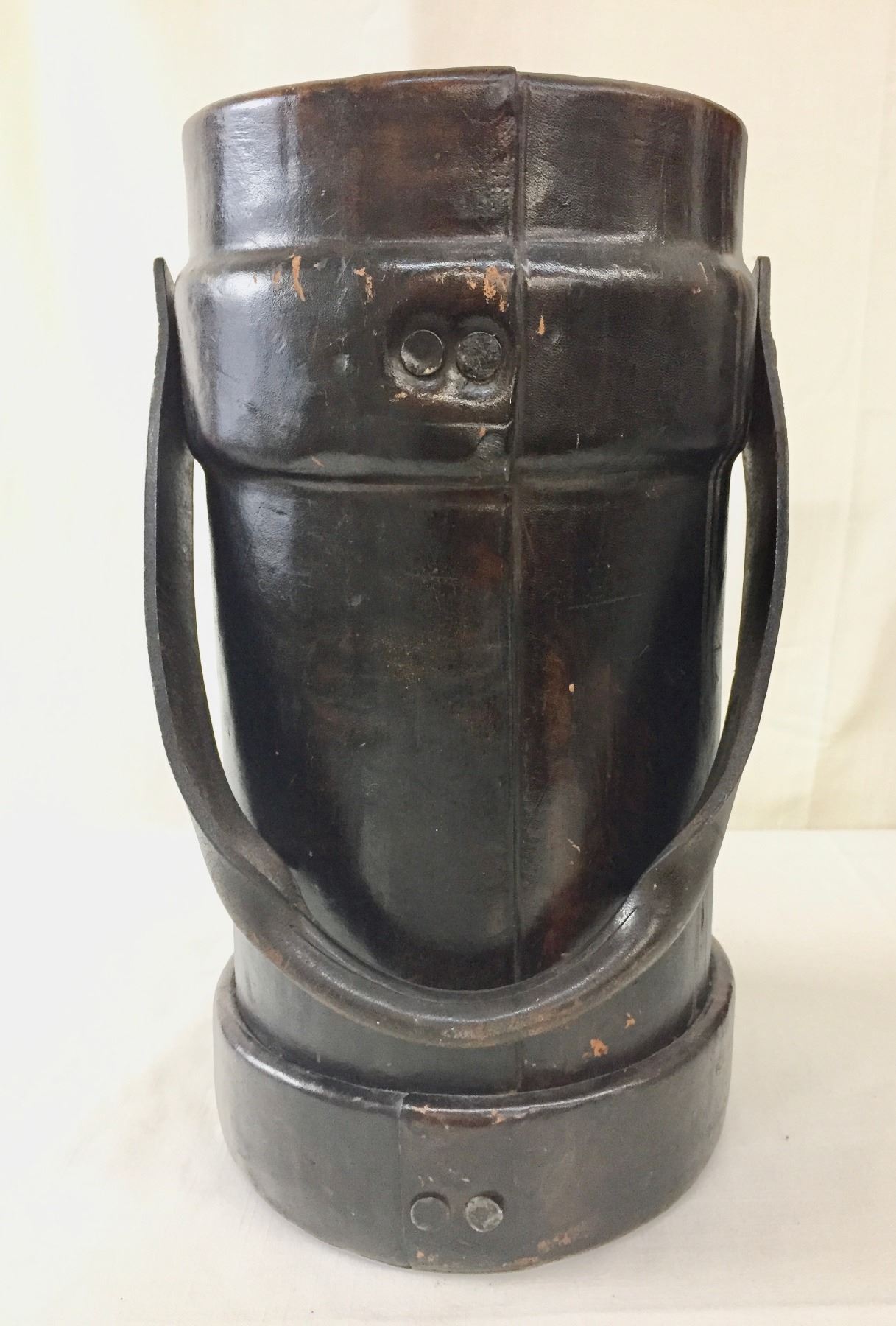 Antique Leather Fire Bucket