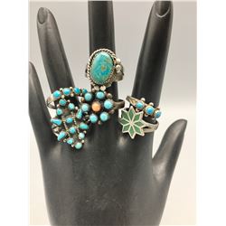 Six Vintage Rings