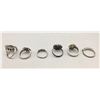 Image 6 : Six Vintage Rings