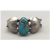 Image 1 : Vintage Sterling Silver and Turquoise Bracelet