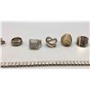 Image 4 : Group of Sterling Silver Rings and Bracelets
