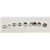Image 8 : Group of Sterling Silver Rings and Bracelets