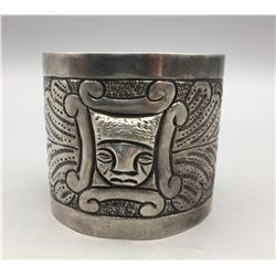 Extra Wide Sterling Silver Cuff Bracelet