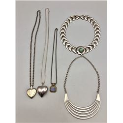 Group of Five Necklaces