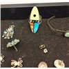 Image 2 : Large Group of Miscellaneous Sterling Silver and Turquoise