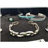 Image 7 : Large Group of Miscellaneous Sterling Silver and Turquoise