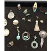 Image 9 : Large Group of Miscellaneous Sterling Silver and Turquoise