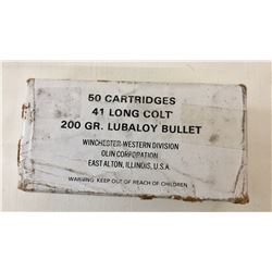 Box .41 Long Colt Ammo