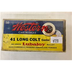 Box .41 Center Fire Ammo
