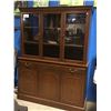 Image 1 : ANTIQUE MAHOGANY CHINA CABINET