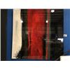 Image 1 : LARGE FRAMED OIL ON CANVAS GLOSSY FINISH TRANSFER PRINT -SIGNED KARINE 48" X 48"