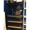 Image 1 : 5 TIER METAL WITH WOOD UTILITY SHELVING UNIT