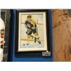 Image 1 : FRAMED GICLEE OIL ON CANVAS TRANSFER PRINT BOBBY ORR  # 4 SIGNED LIMITED EDITION 51/150