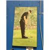 Image 1 : GICLEE OIL ON CANVAS TRANSFER PRINT GOLFER MIKE WEIR SIGNED LIMITED EDITION 63/150 BY