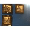 Image 1 : GROUP OF 3 FRAMED PRINTS JAPANESE VILLAGE SIGNED BY ARTIST